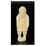 Alaskan Inuit Eskimo Carved Ivory Man