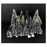 Collection of Lemax Miniature Christmas Trees