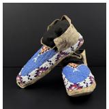 Cheyenne Native American Indian Beaded Moccasins