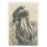 Edward Boos Chief Yellow Mountain Indian Photo