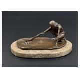 Charles M Russell The Snake Priest Bronze