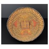 Hopi Indian Kachina Head Wicker Plaque Third Mesa