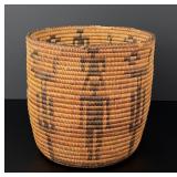 Pima Human Figures Pictorial Basket
