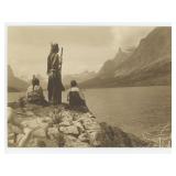 Kiser Glacier Park Montana Blackfoot Indian Photo
