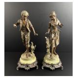 Emile Bruchon Jeu Innocent Spelter Figures