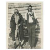 Old Chief Coward Blackfoot Indian Montana Photo