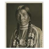 Mrs Little Plume Montana Blackfoot Indian Photo