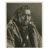 Heavy Forehead Montana Blackfoot Indian Photo