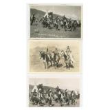 Flathead Indians Montana RPPC Postcards