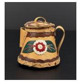 Chippewa Birch Bark Coffee Pot Basket