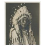 Eagle Chief Glacier Park Montana Indian Photo