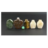 Collection of Chinese Stone Snuff Bottles
