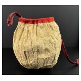 Montana Crow Indian Buffalo Heart Bag