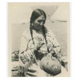 Mrs. Day Rider Blackfoot Indian Montana Photo