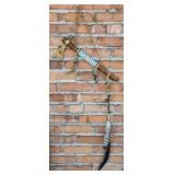Native American Indian Beaded Peace Pipe Tomahawk