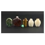 Collection of Chinese Stone Snuff Bottles