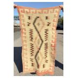 Transitional Navajo Indian Valero Star Blanket