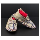 Apache Native American Indian Beaded Moccasins