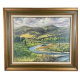 Lyman Rice Lazy River Painting