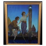 The Venetian Lamplighter Maxfield Parrish Print