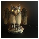 Howard Kron Mid Century Owl Television TV Lamp