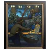 Light of Egyptian Nights Maxfield Parrish Print