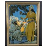 The Lamp Seller of Bagdad Maxfield Parrish Print