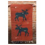 Zapotec Mexican Wool Moose Rug