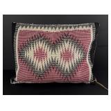 Navajo Indian Double Weave Twill Blanket Pillow
