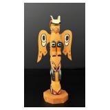 John Wallan Northwest Coast Carved Totem Pole