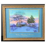 When Christmas Comes Maxfield Parrish Print