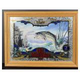 The Bass Old Milwaukee Beer Mirror