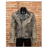 Vintage PLG Putnam Leather Motorcycle Jacket