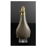 G&JW Hawksley Brass Powder Flask