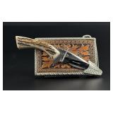 James Nolen Custom Made Belt Buckle Knife