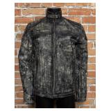 Vintage Real Leather Motorcycle Jacket