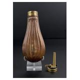 Civil War Thomas Sykes Brass Powder Flask