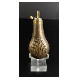 Brass Pistol Pocket Powder Flask