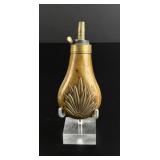 Brass Pistol Pocket Powder Flask