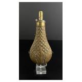 James Dixon & Sons Brass Powder Flask