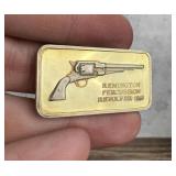 Lincoln Mint 1863 Remington 1oz Silver Bar
