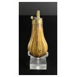 Brass Pistol Pocket Powder Flask