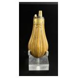 Brass Pistol Pocket Powder Flask