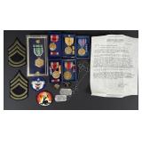 WW2 Named 5th Battalion Medal Grouping