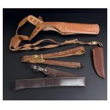 Collection of Holsters and Rifle Slings