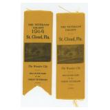 1913 1914 The Veterans Colony Florida Ribbons