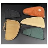 Collection of Padded Pistol Cases