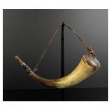 Early American Frontier Powder Horn