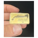Lincoln Mint Harper's Ferry Pistol 1oz Silver Bar