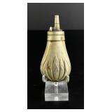 Nickel Silver Pistol Pocket Powder Flask